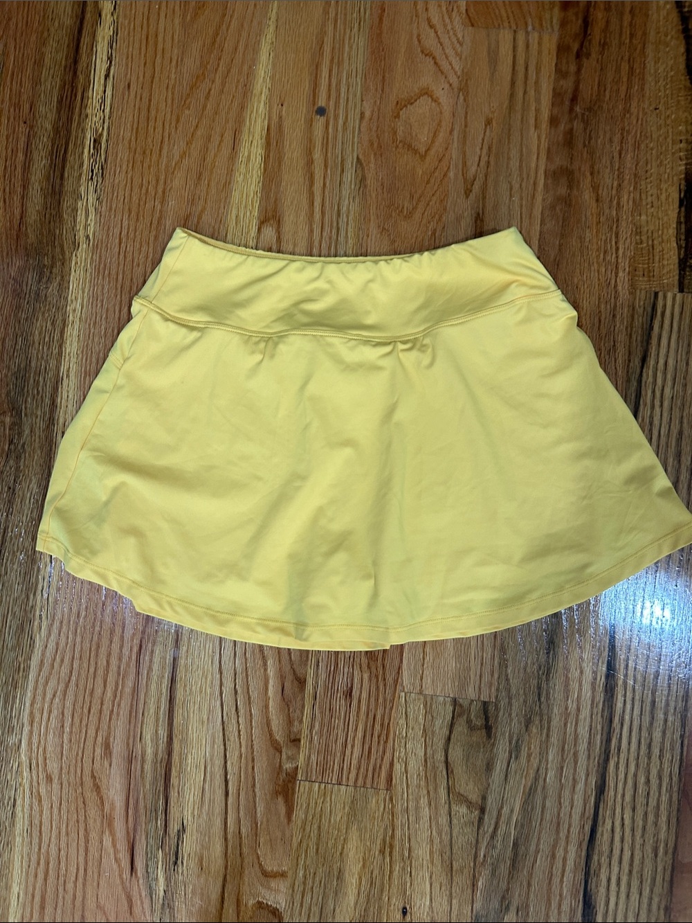 Yellow Women's Skirt - Bright Flared Active Skort